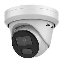 Hikvision DS-2CD3386G2-ISU(2.8mm)(H)(eF) Cámara IP Turret 8MP 4K, Lente 2.8mm, Interior/Exterior IP67, Visión Nocturna 40m, Inteligencia Artificial, Audio, PoE