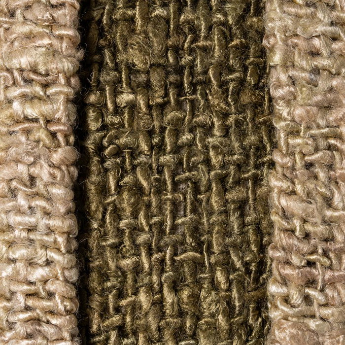 Cojín Beige-Verde Viscosa-Algodón 50 X 50 cm (Set de 2)