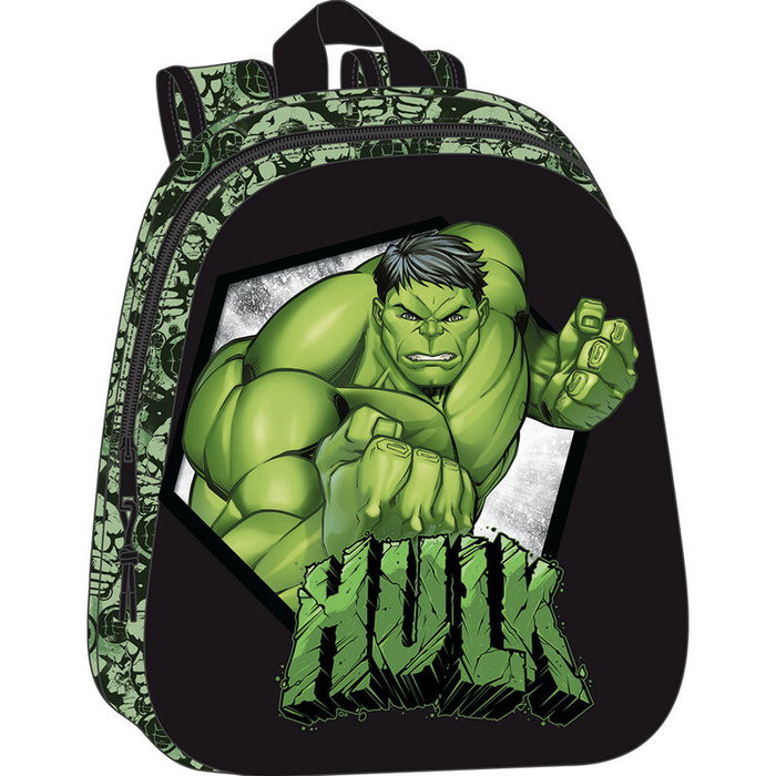 Safta Mochila Infantil 3D Hulk Marvel Safta Mochila Infantil 3D Hulk Marvel