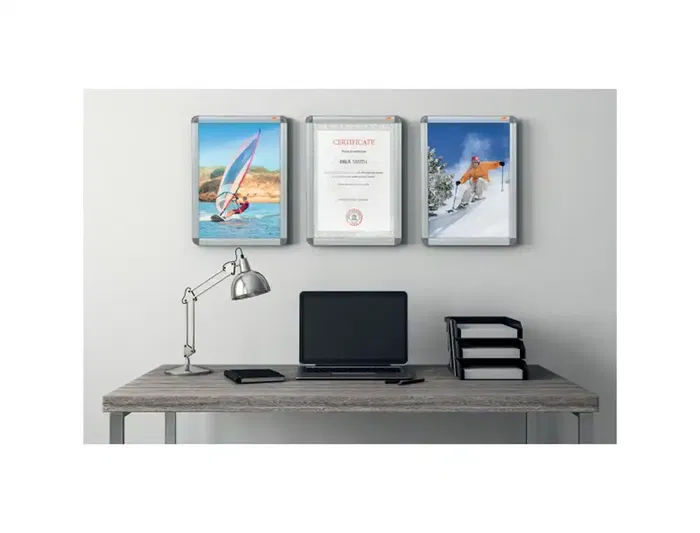 Tablón de Anuncios Nobo Aluminio Polipropileno