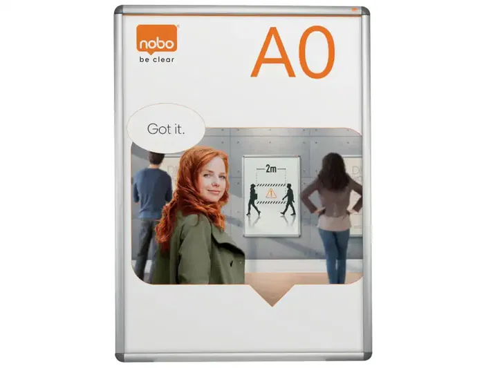 Tablón de Anuncios Nobo Aluminio Polipropileno