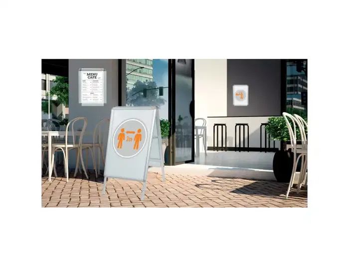 Tablón de Anuncios Nobo Aluminio Polipropileno