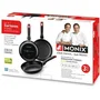 Juego de Sartenes Monix PRO Negro 3 Piezas