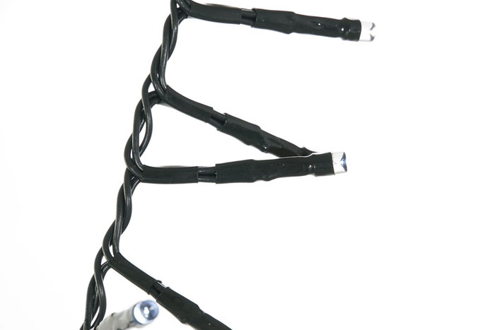 DKD Home Decor Guirnalda de luces LED Azul 100L 5mm IP44