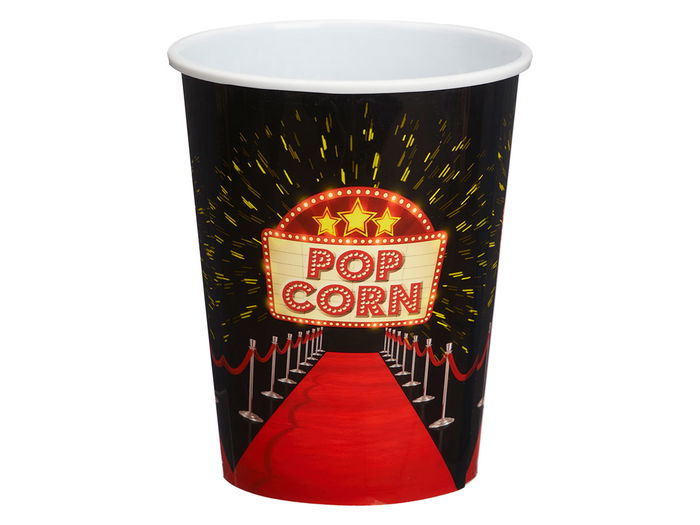 LEKNES Cubo Palomitas Hollywood 2L con Dimensiones 15x15x18 cm (Set de 36)