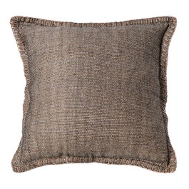 Cojín Marrón Algodón/Terciopelo 50 X 50 cm (Set de 2)