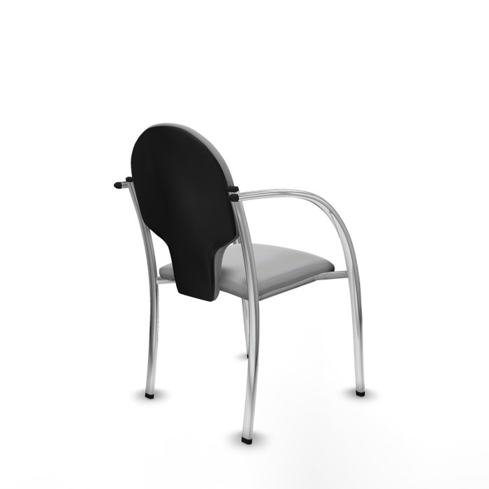 PIQUERAS Y CRESPO Silla Hellín Gris claro con Brazos fijos PIQUERAS Y CRESPO Silla Hellín Gris claro con Brazos fijos