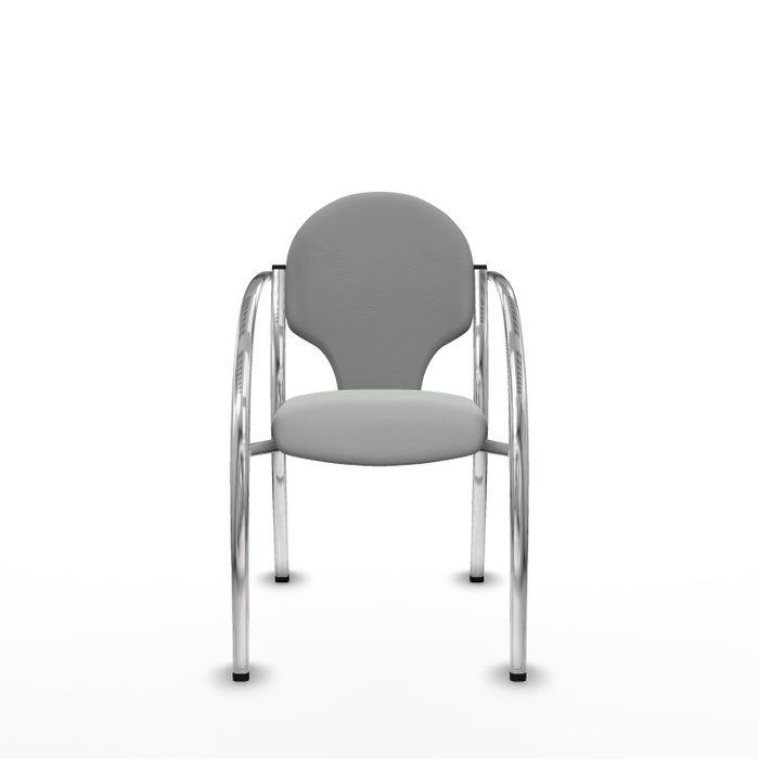 PIQUERAS Y CRESPO Silla Hellín Gris claro con Brazos fijos PIQUERAS Y CRESPO Silla Hellín Gris claro con Brazos fijos