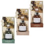 Home Deco Factory Difusor Aromático Cocooning 100 ml con Varillas - Aromas Ámbar, Sándalo o Algodón