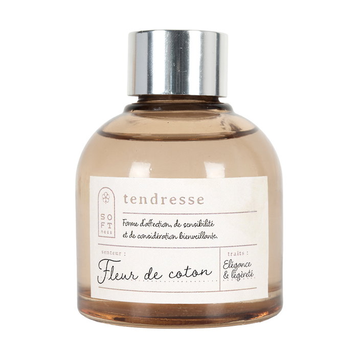 Home Deco Factory Difusor Aromático Cocooning 100 ml con Varillas - Aromas Ámbar, Sándalo o Algodón