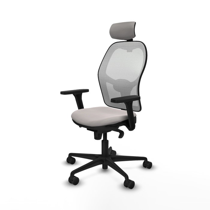 PIQUERAS Y CRESPO Silla de oficina Jorquera Blanca con Mecanismo Sincro PIQUERAS Y CRESPO Silla de oficina Jorquera Blanca con Mecanismo Sincro