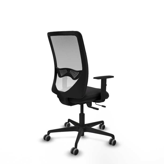PIQUERAS Y CRESPO Silla de oficina Zulema con mecanismo Sincro/Traslack, Negro y Blanco PIQUERAS Y CRESPO Silla de oficina Zulema con mecanismo Sincro/Traslack, Negro y Blanco