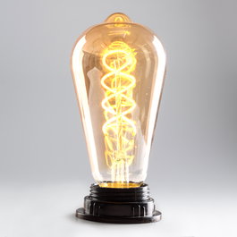 Bombilla LED Filamento E27 4W 380Lm 2000°K Blanco Cálido 40.000 Horas WR-ST64-4W-R