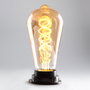 Bombilla LED Filamento E27 4W 380Lm 2000°K Blanco Cálido 40.000 Horas WR-ST64-4W-R