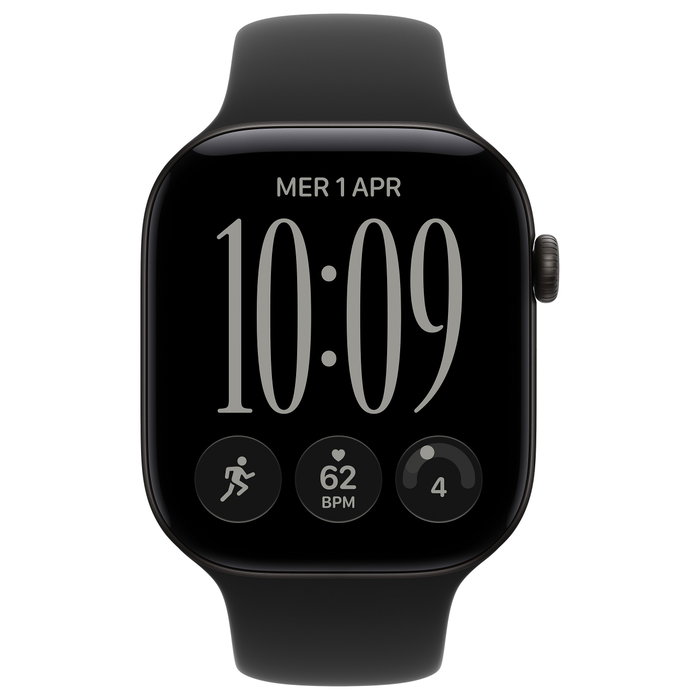 Apple Watch Series 12 46mm GPS Aluminio Negro con Correa Sport M/L