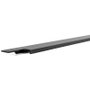 VIEFE Tirador embutido lineal de aluminio, Negro cepillado, 497 mm