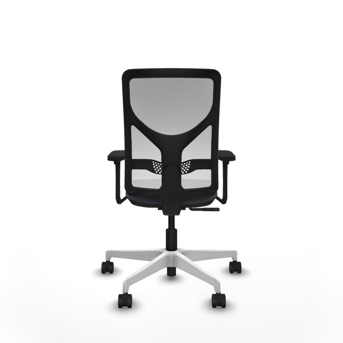 PIQUERAS Y CRESPO Silla de oficina Motilla con Mecanismo Sincro, Brazos 3D y Malla Blanca