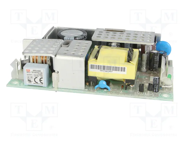 MEAN WELL RPD-65D Fuente de alimentación abierta de 60W