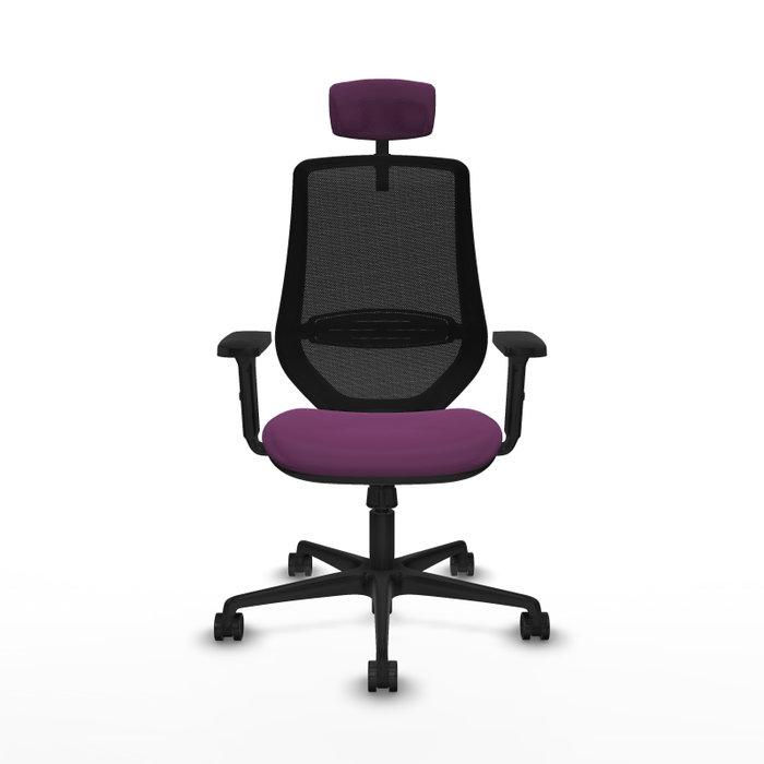 PIQUERAS Y CRESPO Silla de oficina Mardos con mecanismo Sincro, Morado y Negro PIQUERAS Y CRESPO Silla de oficina Mardos con mecanismo Sincro, Morado y Negro