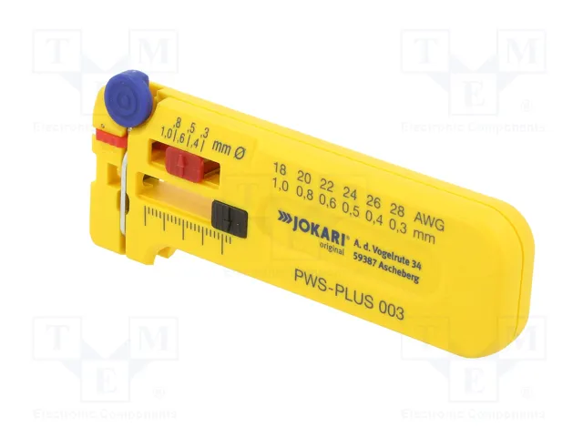 JOKARI Pelacable PWS-PLUS para cables redondos de 0,3-1mm