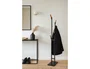 Maul Perchero de Pie Metalico y Madera 6 Colgadores Negro 1840x480x230 mm