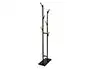 Maul Perchero de Pie Metalico y Madera 6 Colgadores Negro 1840x480x230 mm