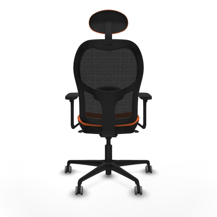 PIQUERAS Y CRESPO Silla de oficina Jorquera Naranja y Negro PIQUERAS Y CRESPO Silla de oficina Jorquera Naranja y Negro