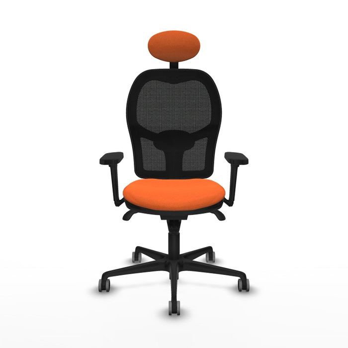 PIQUERAS Y CRESPO Silla de oficina Jorquera Naranja y Negro PIQUERAS Y CRESPO Silla de oficina Jorquera Naranja y Negro