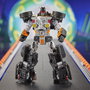 Hasbro Transformers Collaborative Hot Wheels x Transformers Figura de Acción Transformable Bone Shaker - Robot y Coche de 12.5 cm, Edad 8+