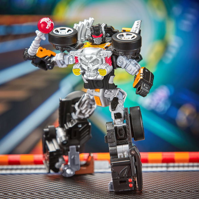 Hasbro Hot Wheels x Transformers Bone Shaker Figura Convertible 12,5 cm