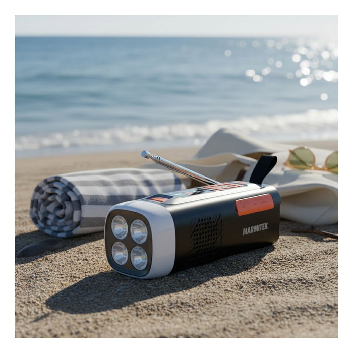 Marmitek RESQ 200 Radio de emergencia portátil Negro