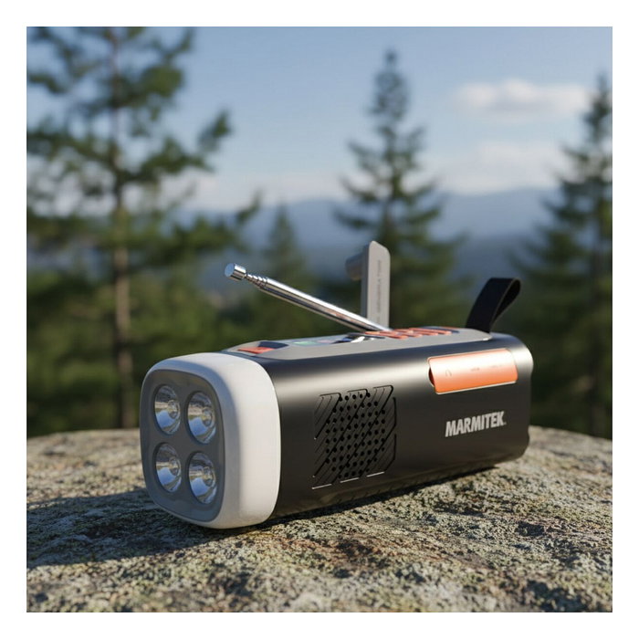 Marmitek RESQ 200 Radio de emergencia portátil Negro