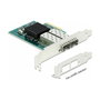 DeLOCK Tarjeta de red PCI Express x4 con 2 x SFP Gigabit LAN i82576