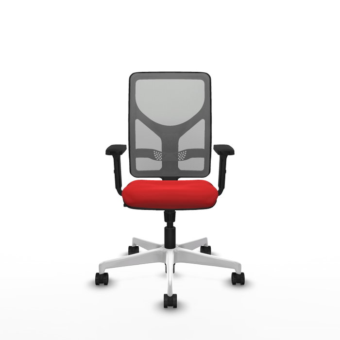 PIQUERAS Y CRESPO Silla de oficina Motilla con mecanismo Sincro, Rojo y Gris PIQUERAS Y CRESPO Silla de oficina Motilla con mecanismo Sincro, Rojo y Gris