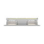 DeLOCK Patch Panel Cat.6A 16 puertos 1U 19″ gris