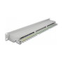 DeLOCK Patch Panel Cat.6A 16 puertos 1U 19″ gris