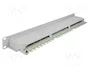 DeLOCK Patch Panel Cat.6A 16 puertos 1U 19″ gris