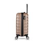Zoozie Bags 6913 Maleta Dorada ABS con 4 Ruedas 360 y Cierre Codificado 58x34x24cm