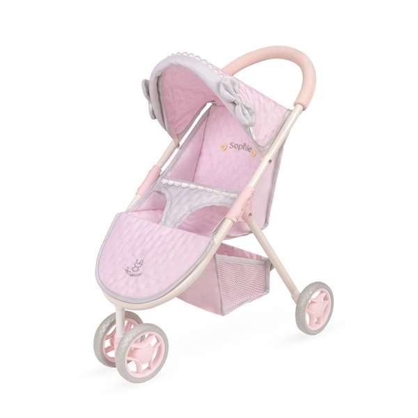 Decuevas Silla de Muñeca Sophie para Muñecas de hasta 50 cm - Silla de Ruedas de 3 Ruedas