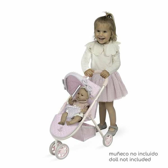Decuevas Silla de muñeca 3 ruedas Sophie para muñecas de hasta 50 cm Decuevas Silla de muñeca 3 ruedas Sophie para muñecas de hasta 50 cm