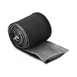 DeLOCK Funda trenzada de protección EMI con cierre de velcro resistente al calor 1 m x 16 mm negro