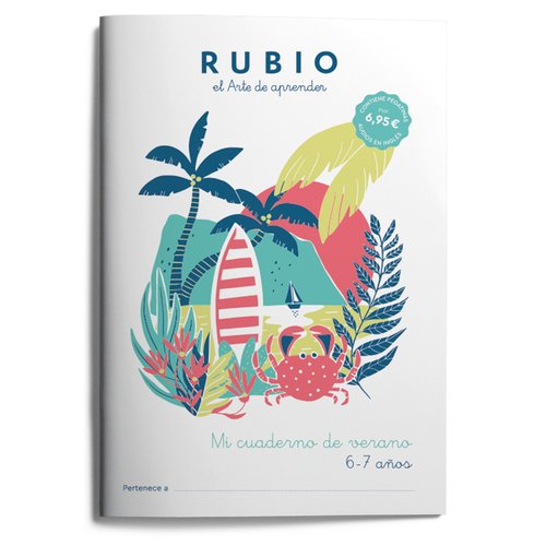 Cuaderno Rubio A4 Mi Cuaderno De Verano (6-7 Años) (Set de 5) Cuaderno Rubio A4 Mi Cuaderno De Verano (6-7 Años) (Set de 5)