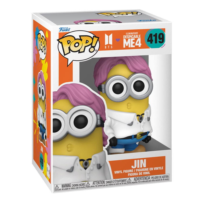 Funko Minions x BTS POP! Rocks Figura Jin 9 cm Funko Minions x BTS POP! Rocks Figura Jin 9 cm