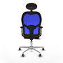 PIQUERAS Y CRESPO Silla de oficina Jorquera Sincro/Traslack Naranja y Azul