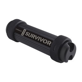 Corsair Voyager Survivor Stealth CMFSS3B-128GB - Memoria USB 3.0 de 128 GB, Llavero, Resistente a Golpes y Agua - Negro