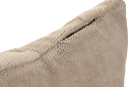 DKD Home Decor Cojin Beige Urban 45 x 45 cm (2 Unidades) Poliester Zipper 380gr
