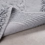 Mijölnir Juego de Alfombrillas de Baño 000418, Algodón 100%, Gris, 50x60cm y 60x100cm