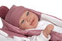 Muñecas Arias Muñeca Elegance 45 cm Adi Rosa con Mochila - Muñeco de Peso para Niñas 3 Años en Español