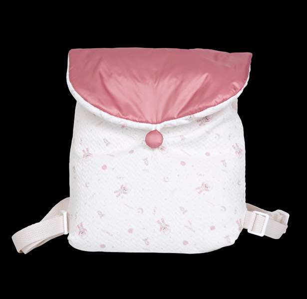 Muñecas Arias Muñeca Elegance 45 cm Adi Rosa con Mochila - Muñeco de Peso para Niñas 3 Años en Español