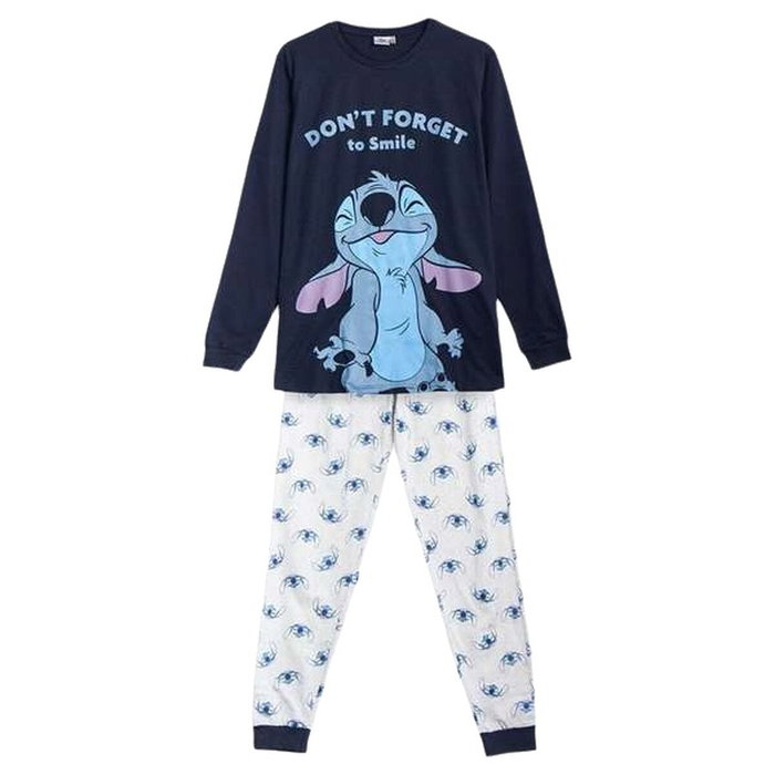 Cerdá Pijama Largo Single Jersey Stitch Azul M